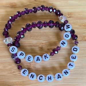 Set of 2 Speak Now Taylor Swift friendship bracelets eras tour